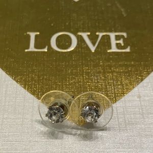👑5 for $10 jewelry sale faux diamond and silver stud earrings